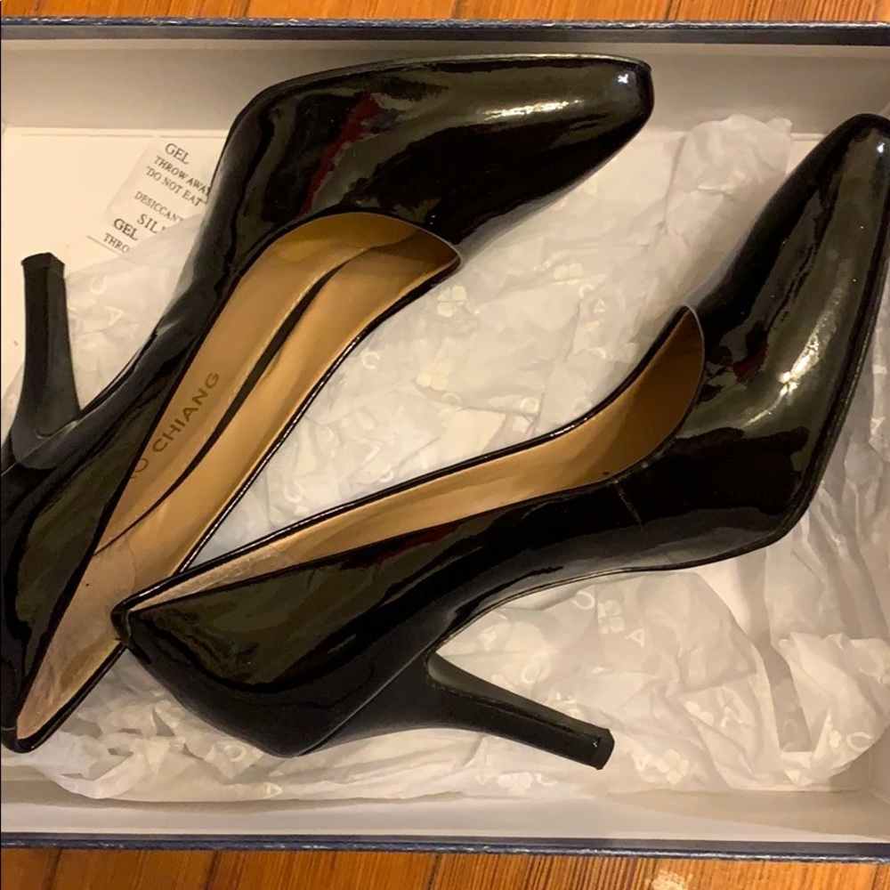 Black Patent Leather Heels